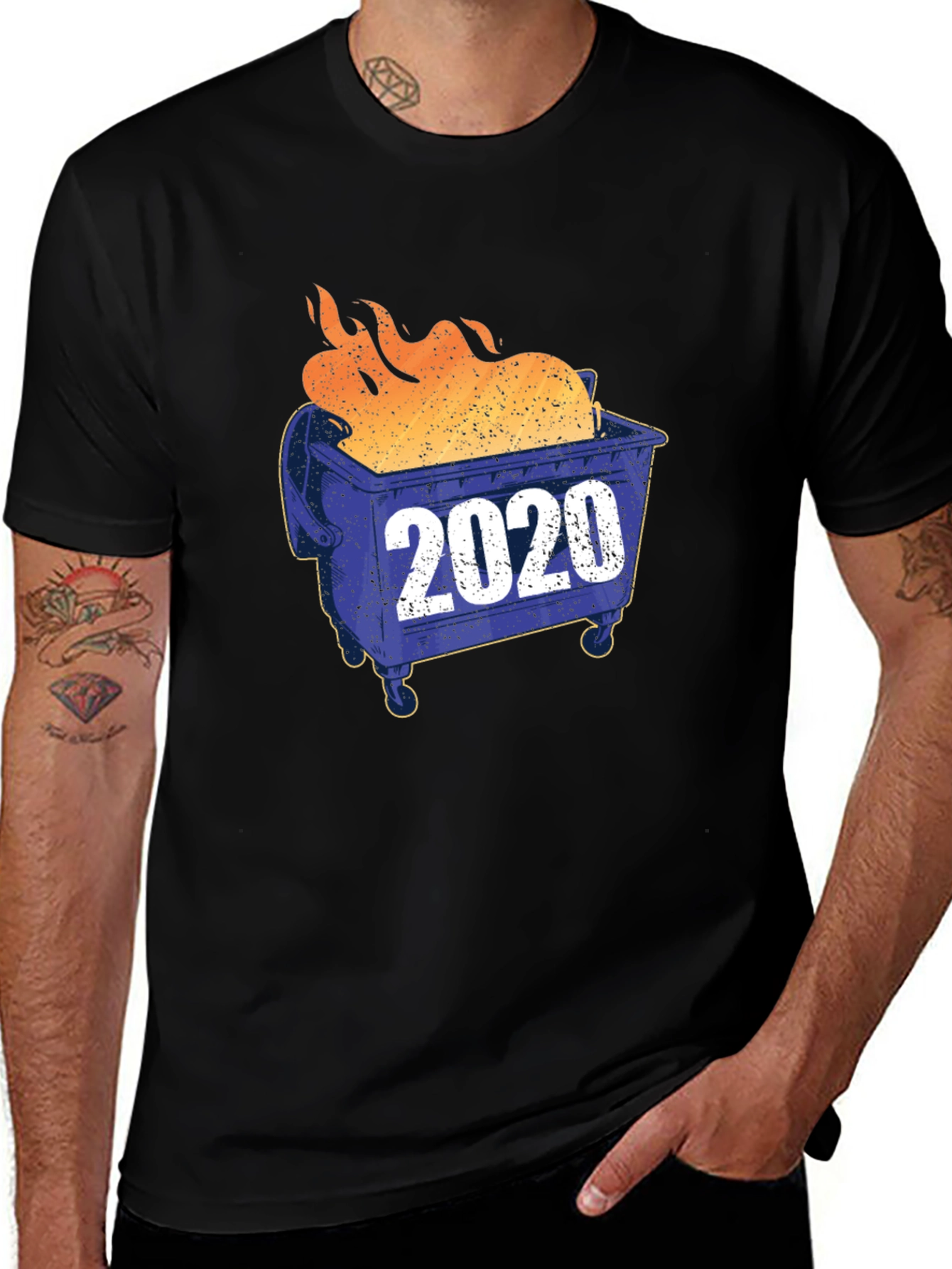Variant 9 of 2020 Dumpster Fire Graphic T-Shirt