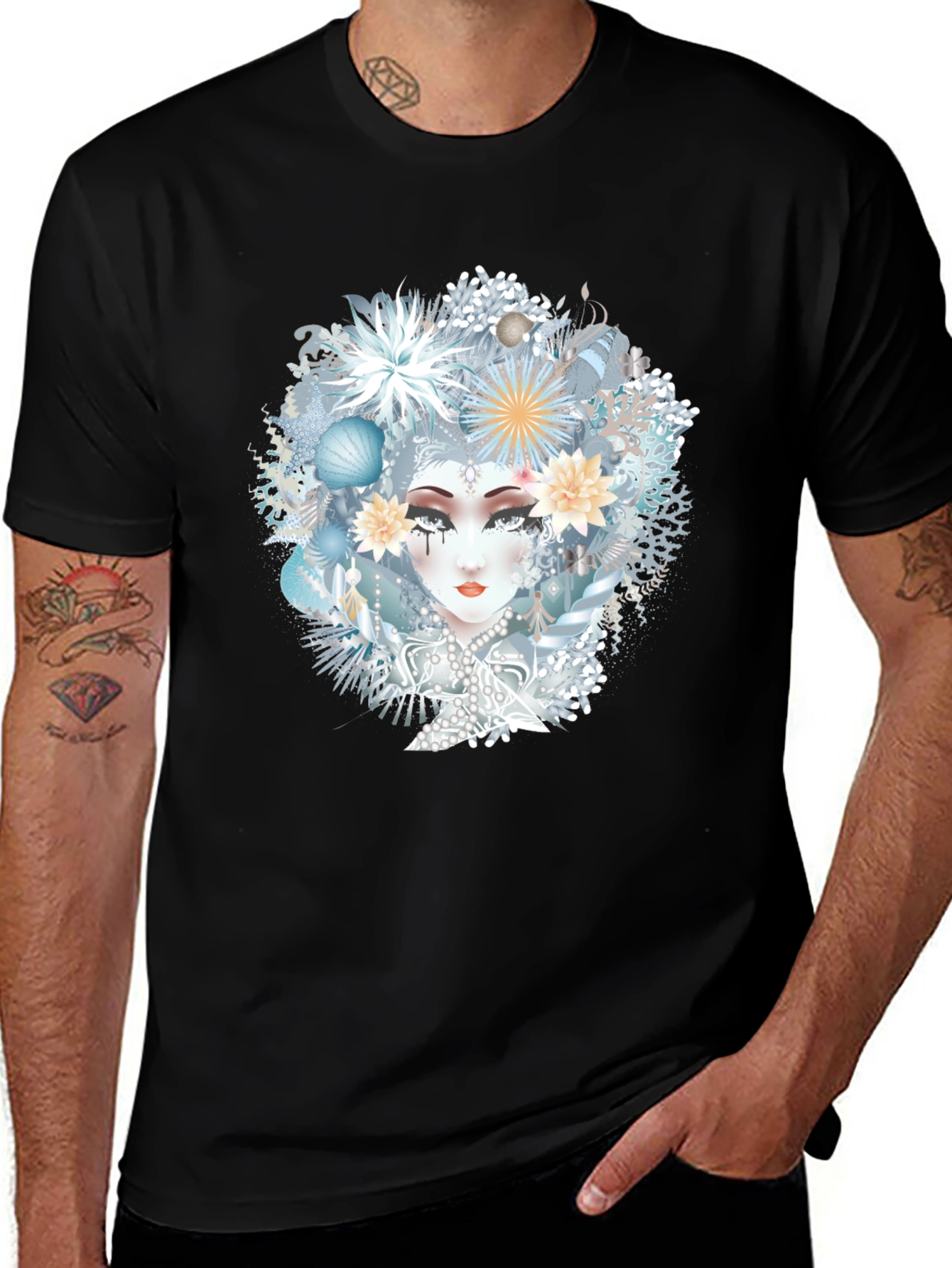 Variant 28 of Winter Queen Graphic Tee - Stylish Unisex Shirt