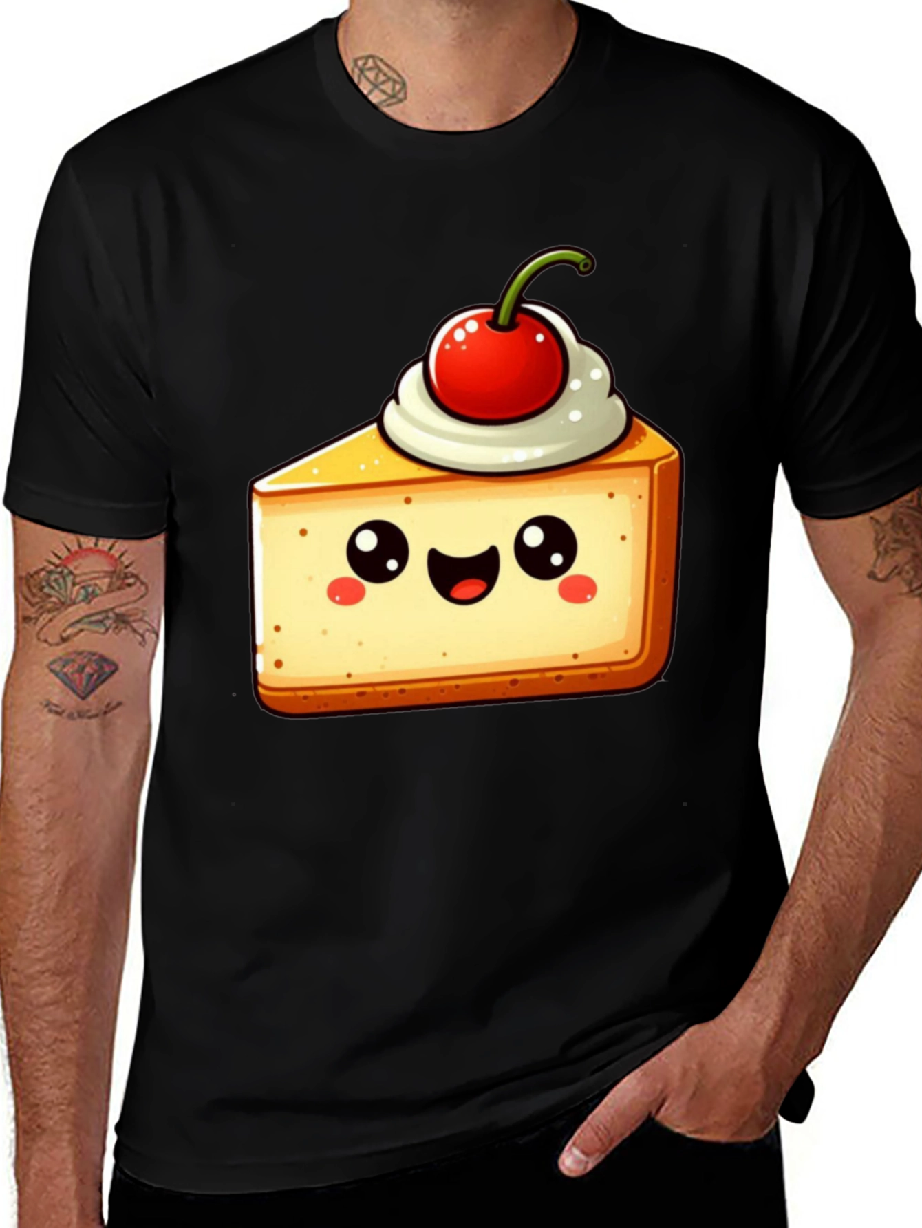 Variant 26 of Cute Cartoon Dessert T-Shirt