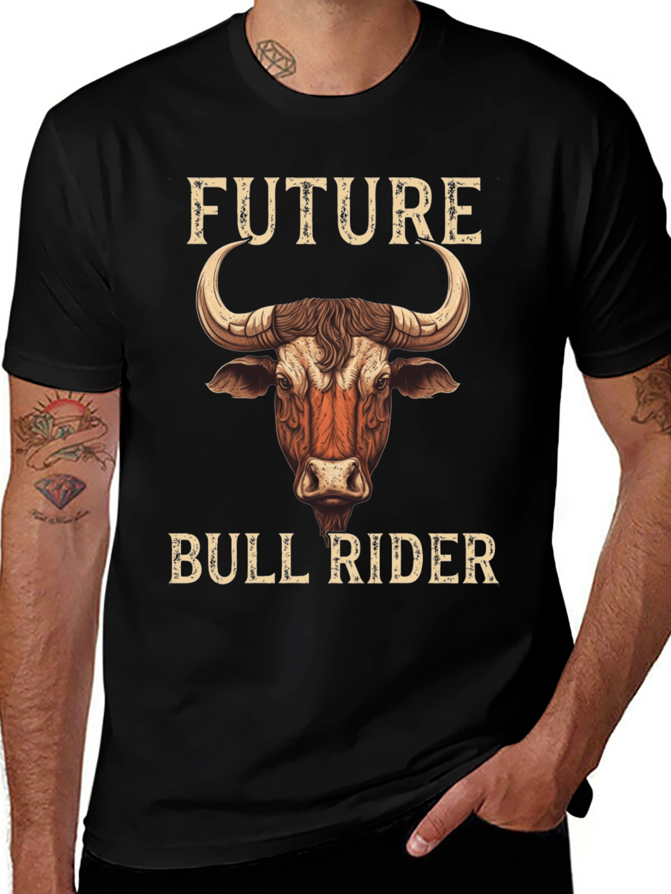 Variant 5 of Future Bull Rider Graphic Tee