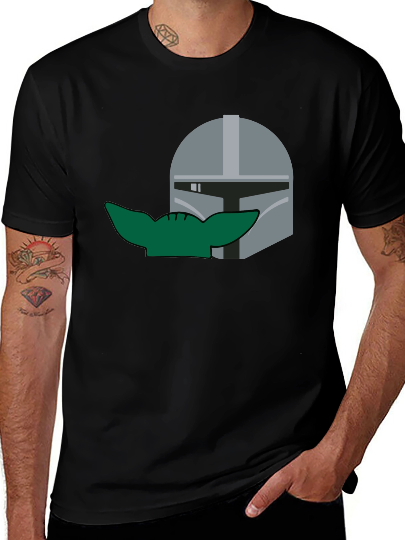 Mandalorian & Grogu Graphic T-Shirt