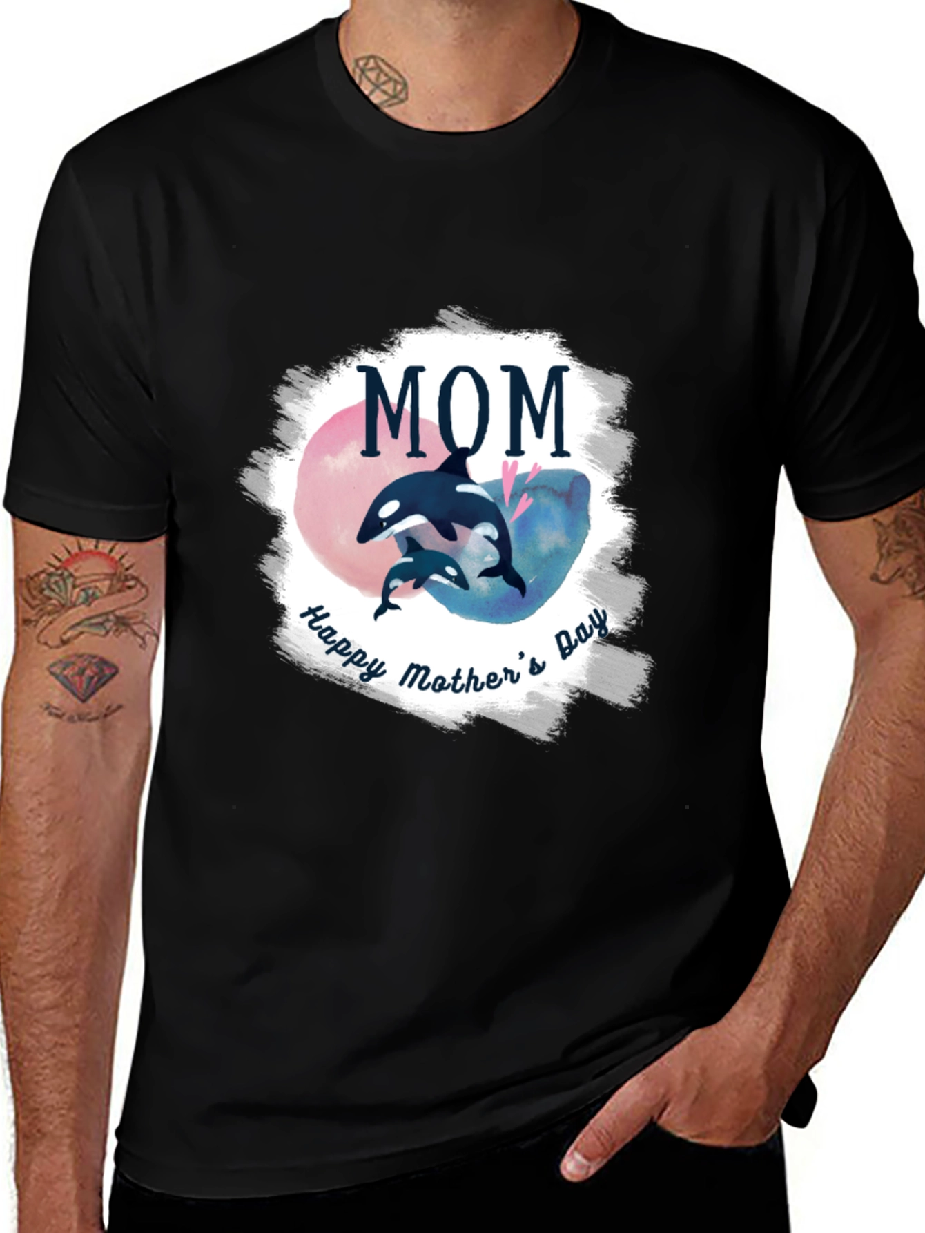 Variant 17 of Orca MOM Happy Mother's Day T-Shirt
