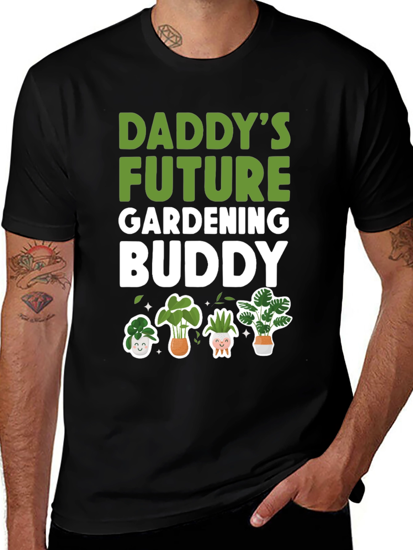 Variant 10 of Daddy's Future Gardening Buddy Graphic Tee