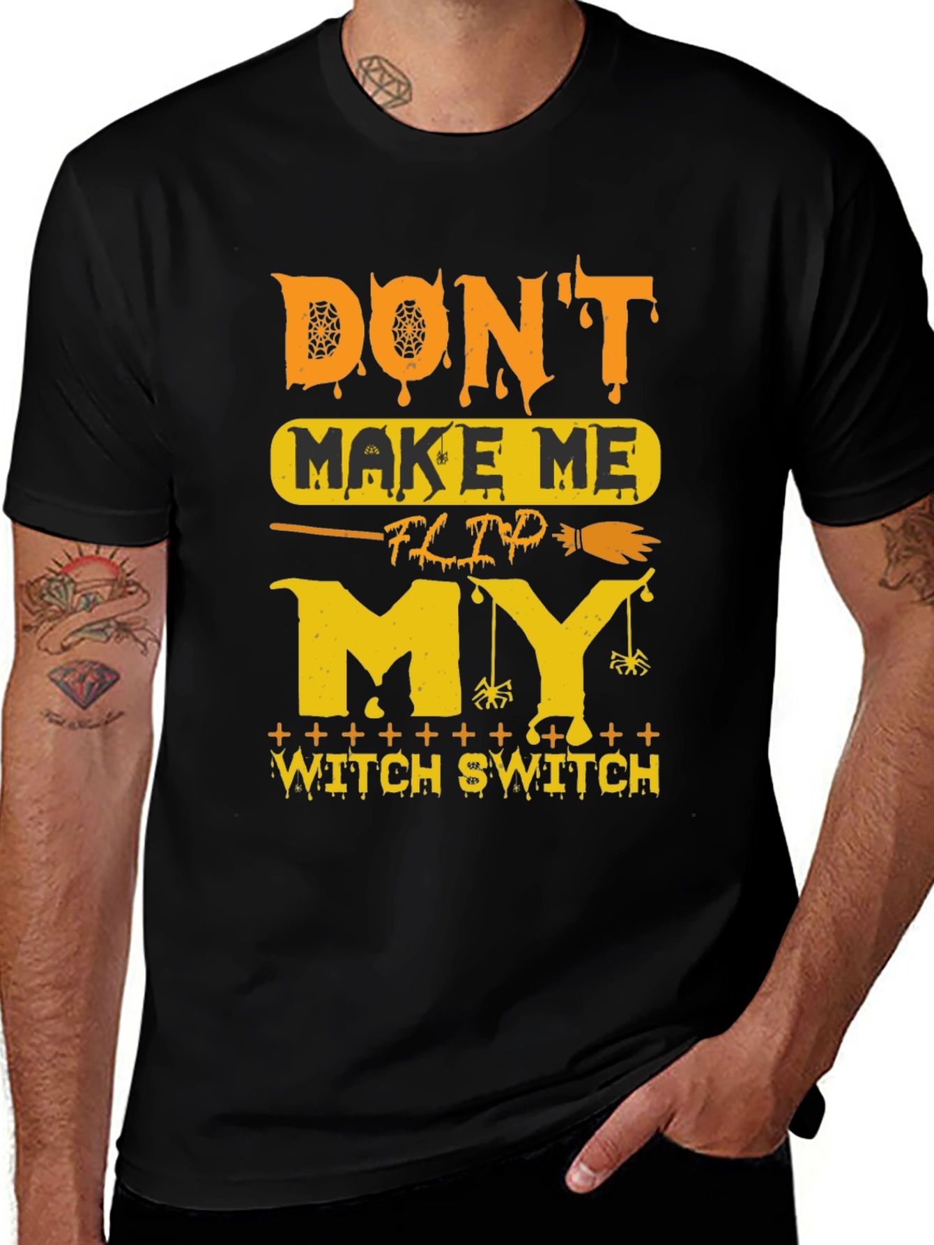 Variant 30 of Funny Halloween Witch Switch T-Shirt