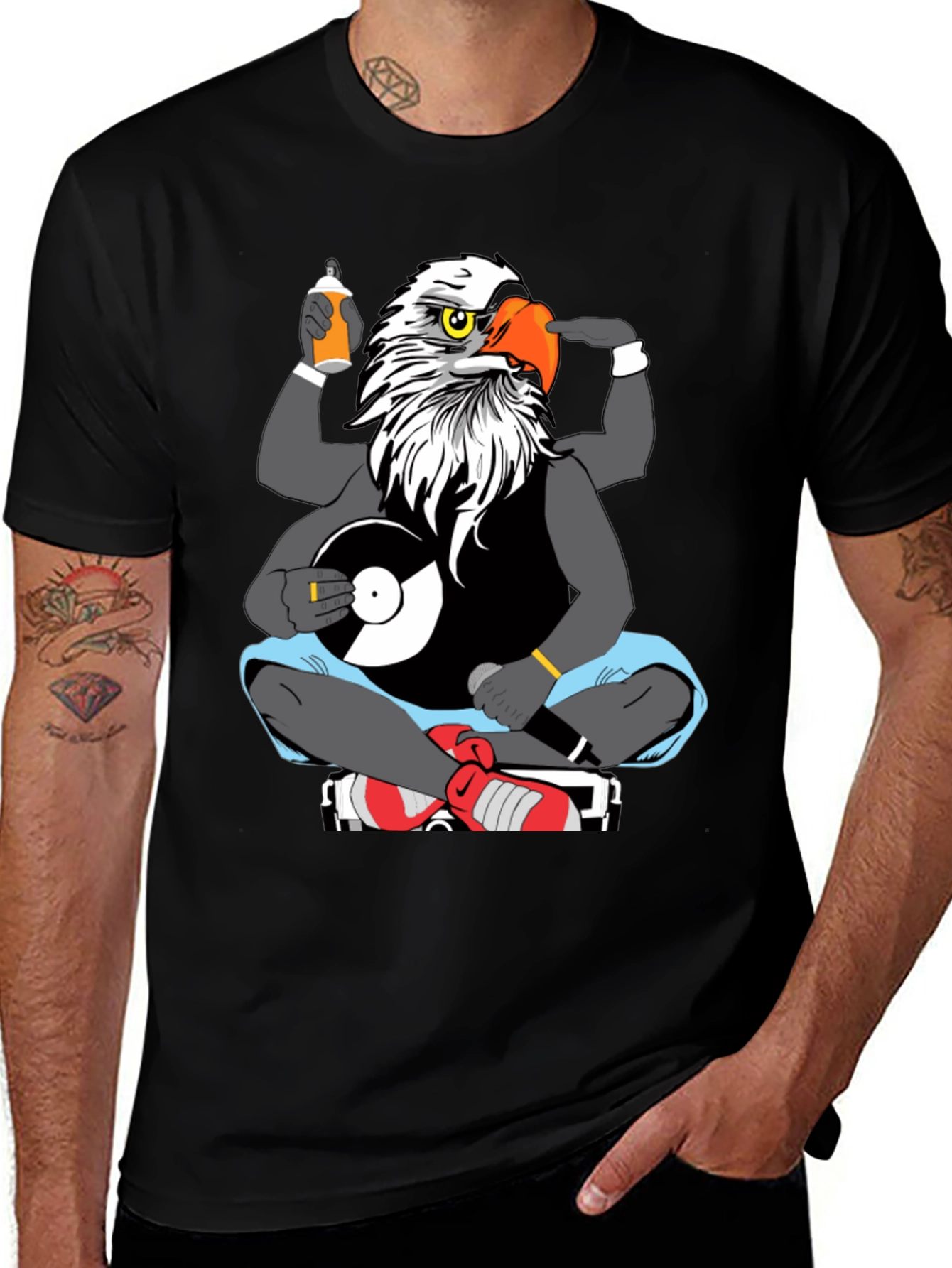 Variant 21 of Eagle DJ Graphic T-Shirt