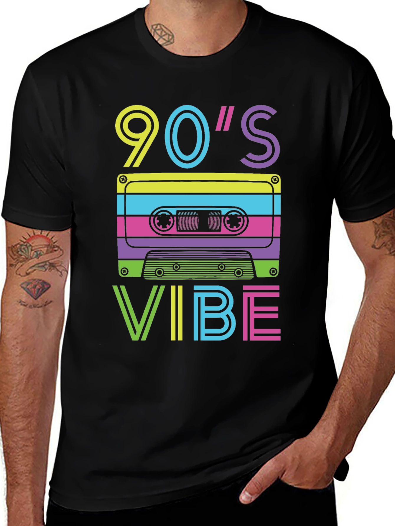 Variant 8 of 90's Vibe Retro Cassette Tape Graphic T-Shirt