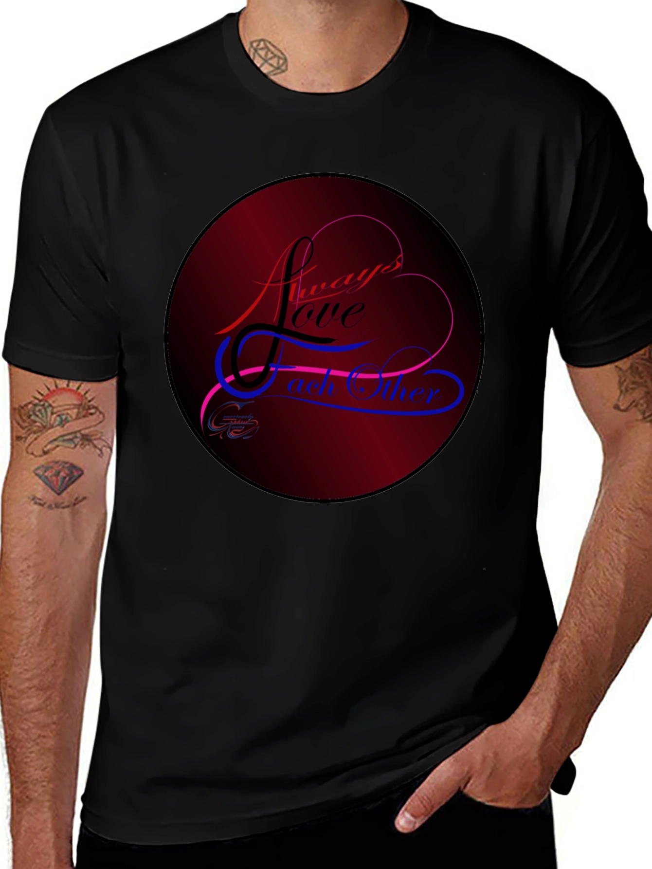 Variant 26 of Always Love Each Other Graphic Tee