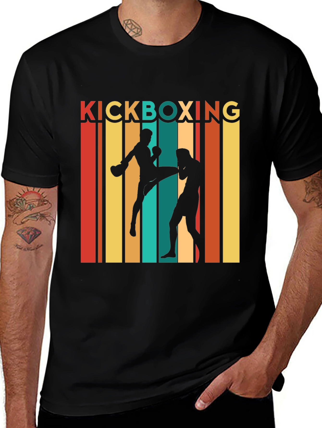 Variant 12 of Kickboxing Retro Graphic Tee