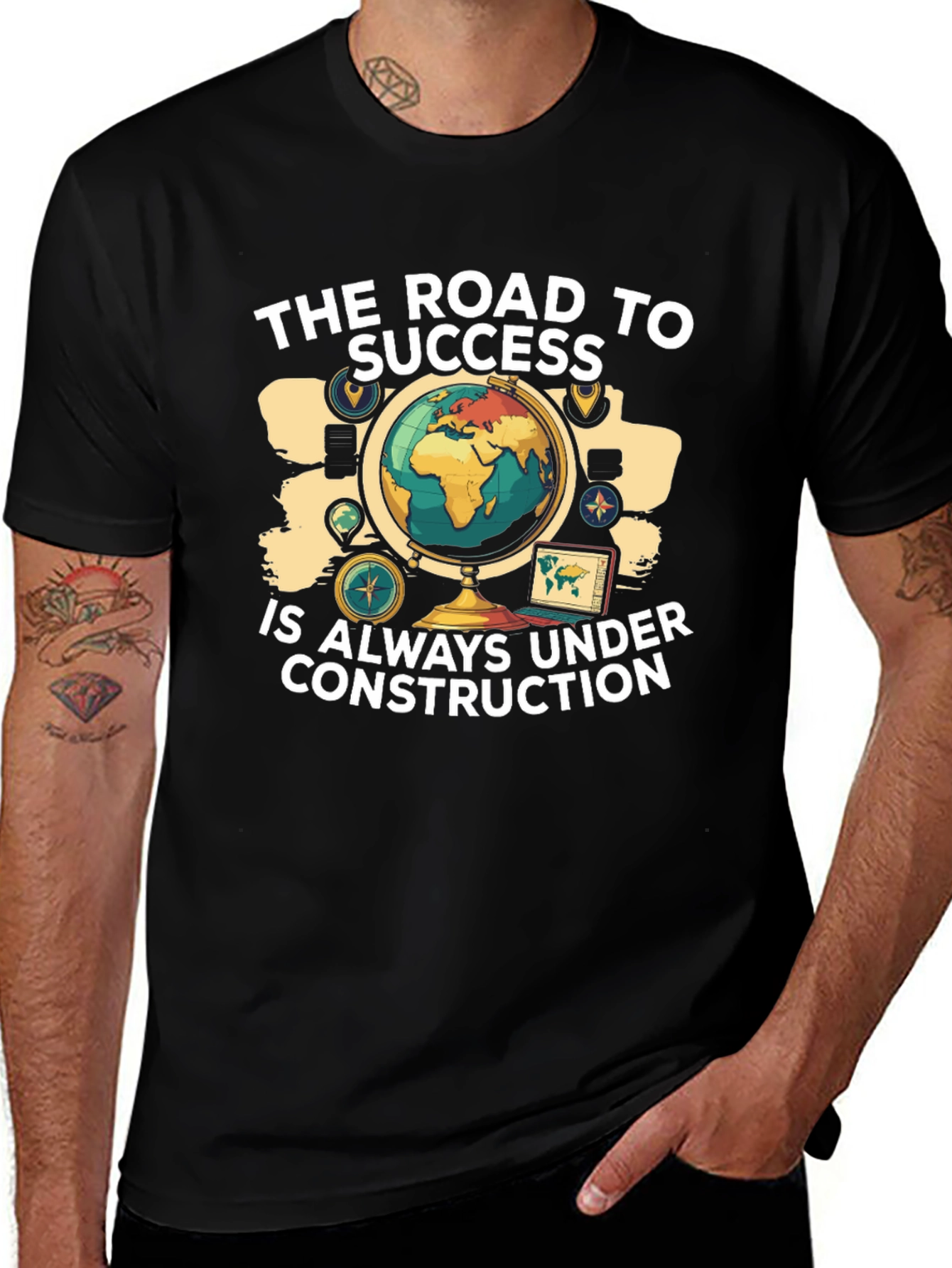 Variant 26 of Road to Success Graphic Tee