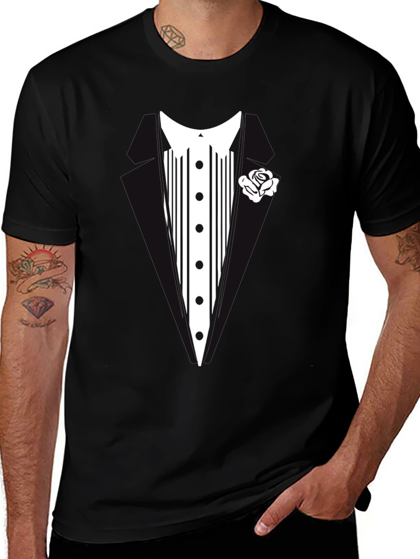 Variant 8 of Tuxedo T-Shirt - Funny Formal Wear Graphic Tee