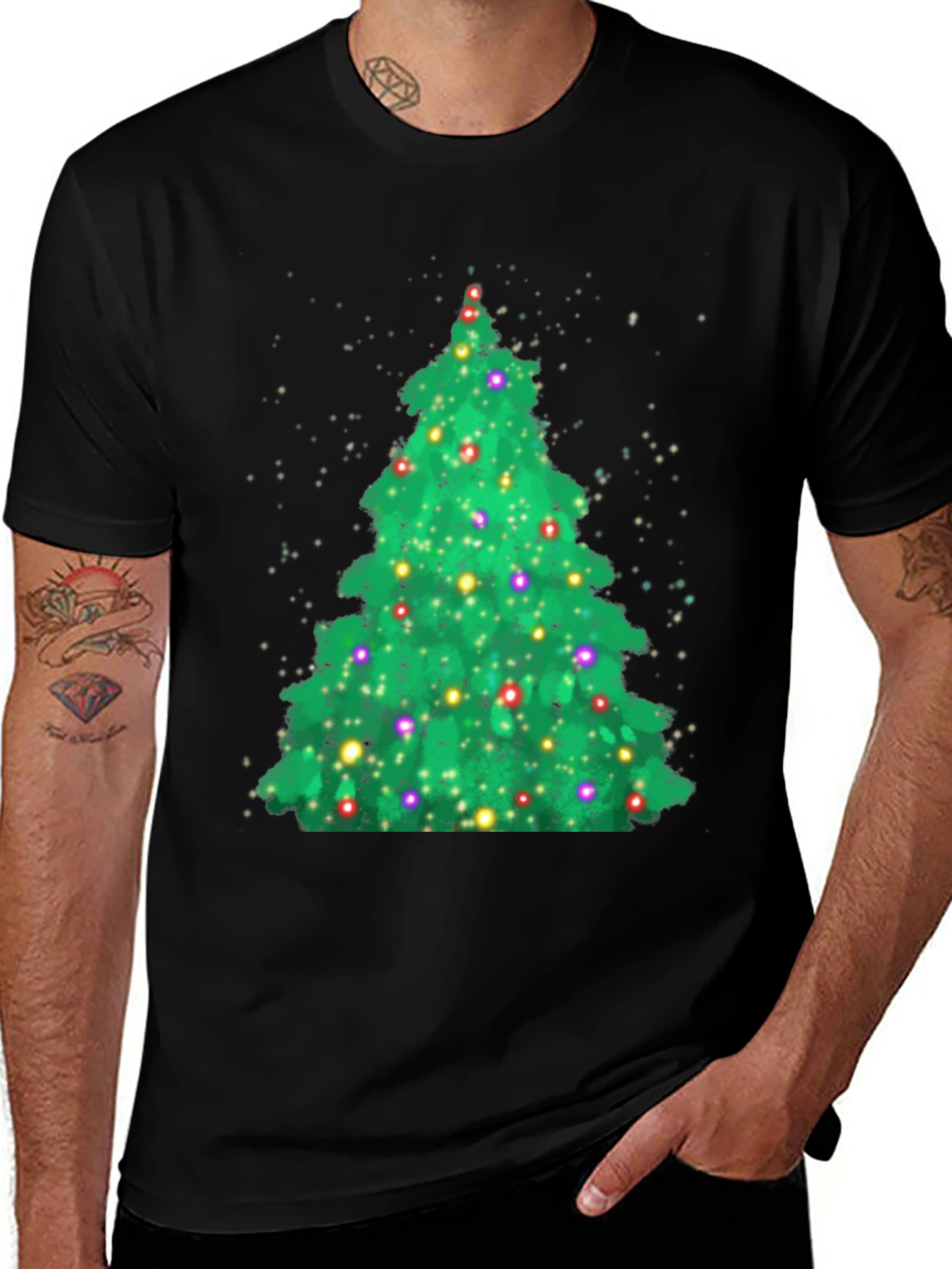 Variant 22 of Festive Christmas Tree Graphic Tee