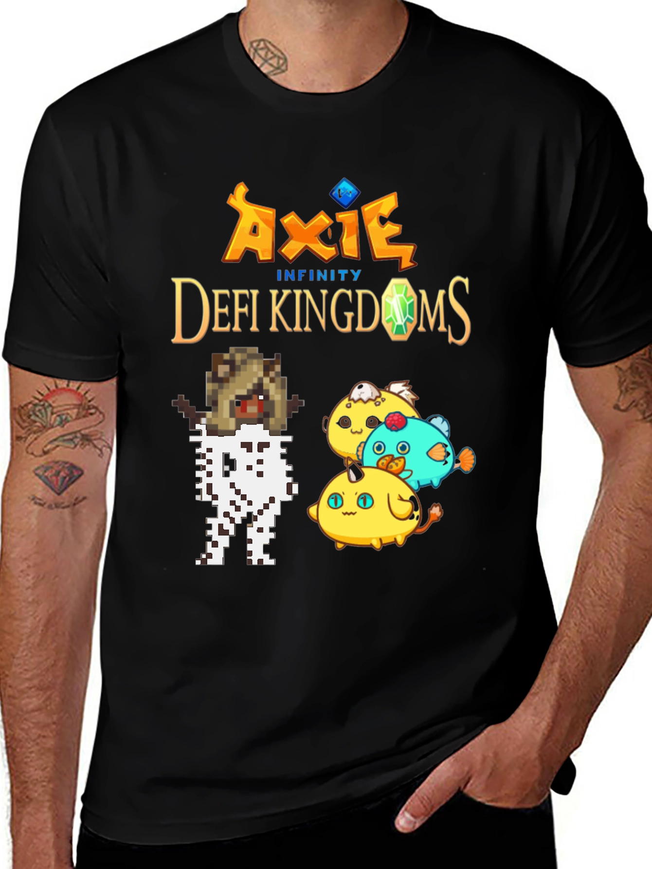 Axie Infinity Defi Kingdoms T-Shirt - Black