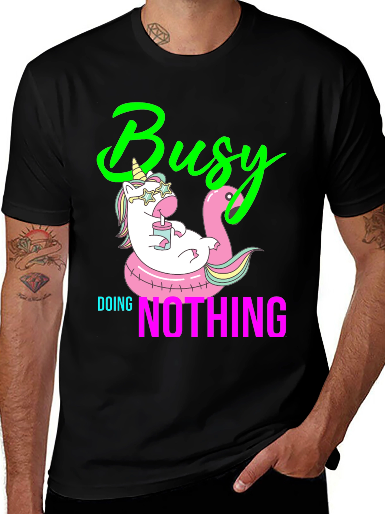 Variant 20 of Busy Doing Nothing Graphic Tee