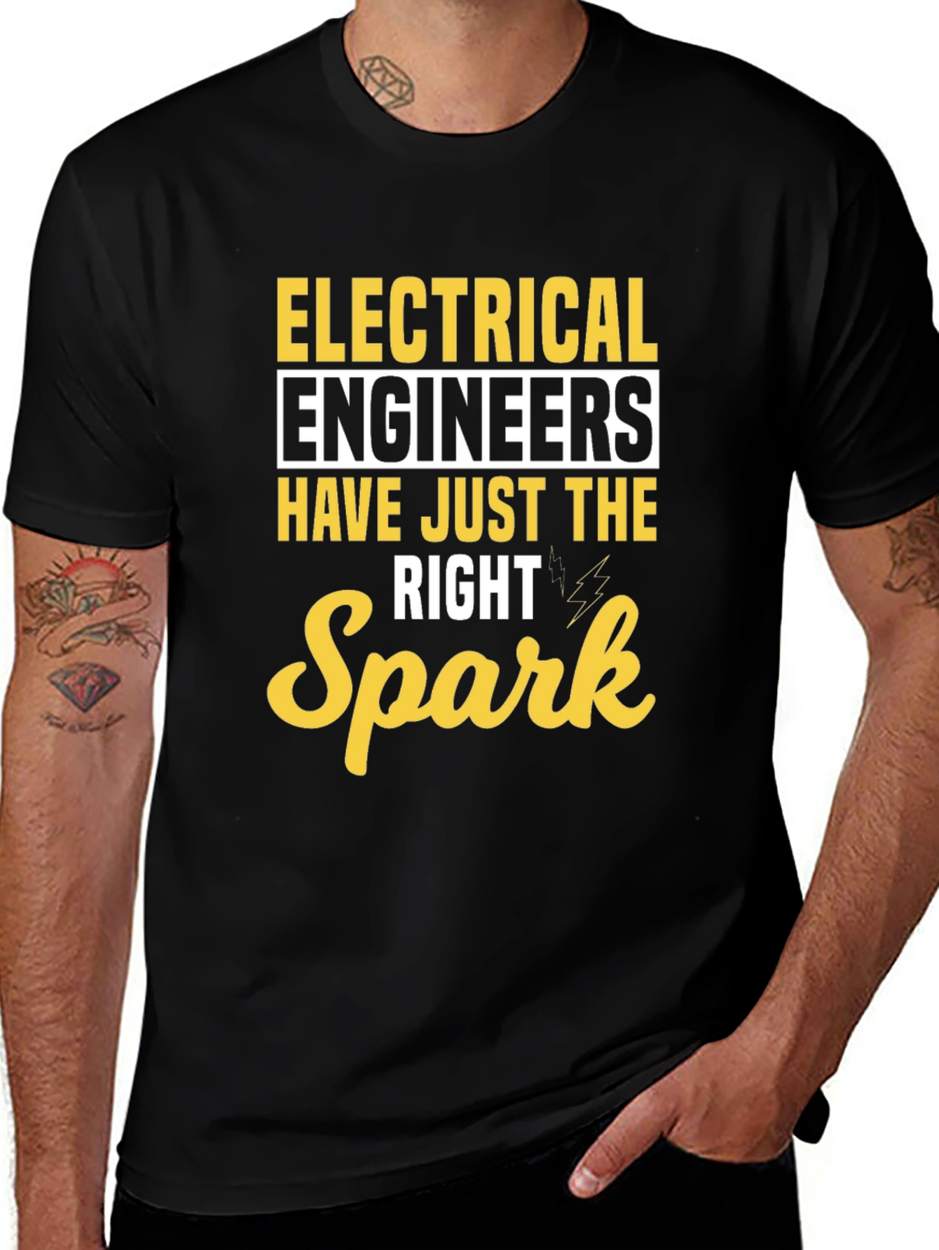 Variant 15 of Electrical Engineer T-Shirt - Right Spark