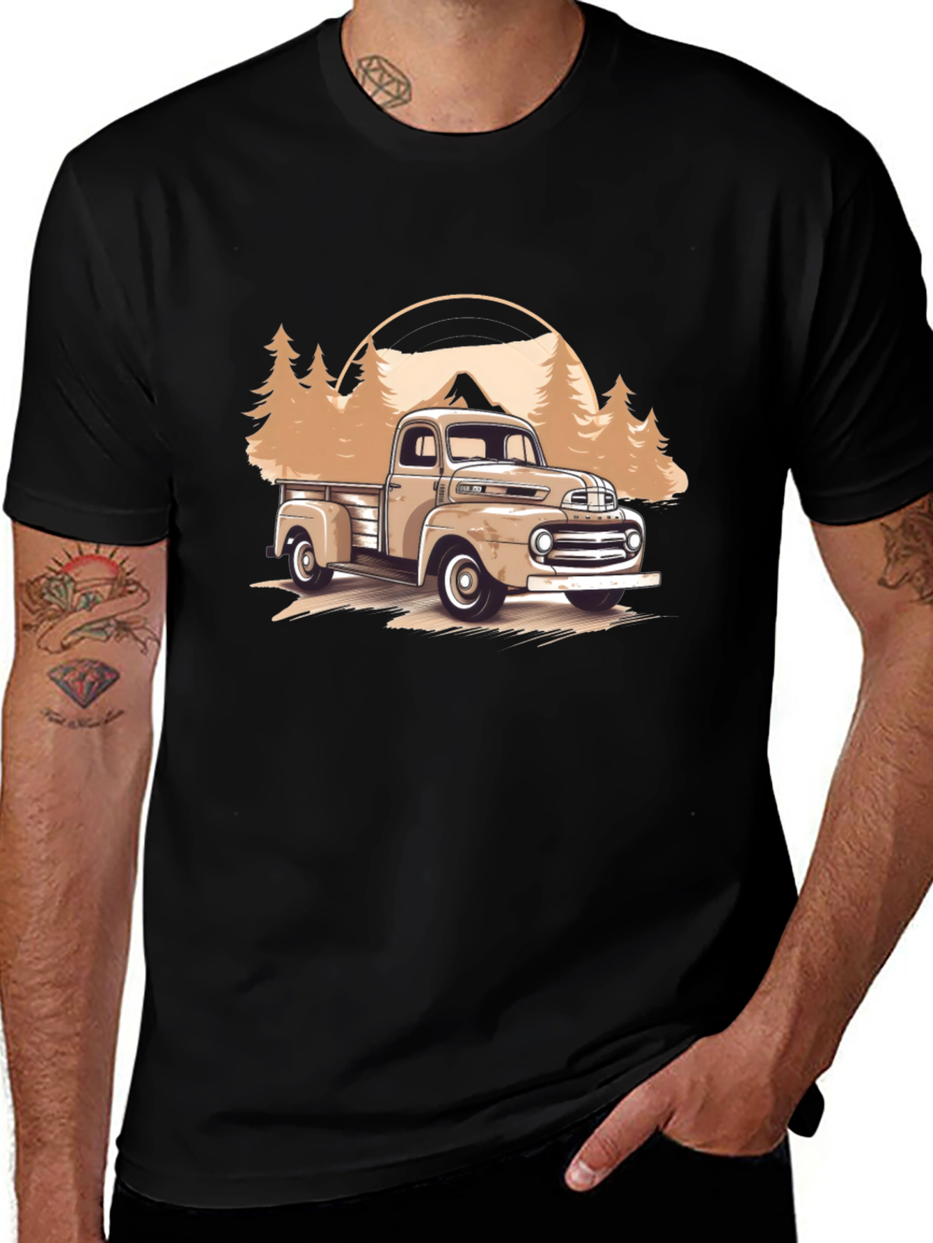 Variant 3 of Vintage Truck Graphic Tee