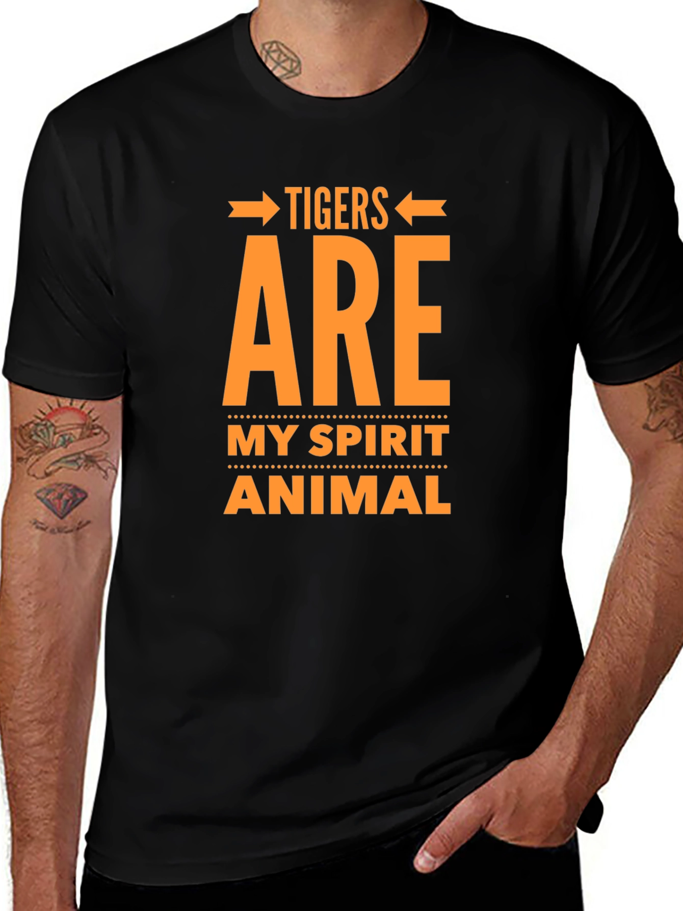 Variant 3 of Tigers Are My Spirit Animal Graphic Tee