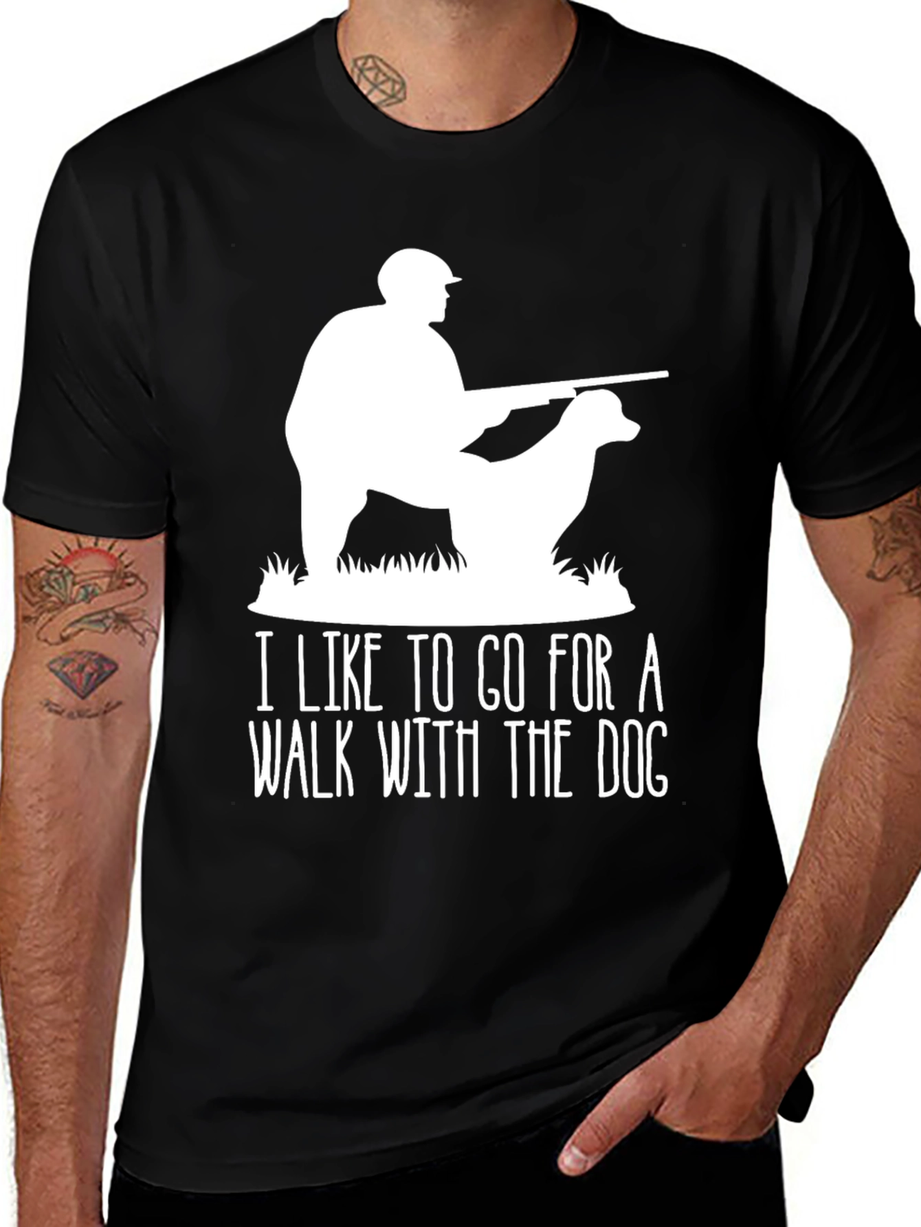 Variant 17 of Hunting Dog Walk T-Shirt