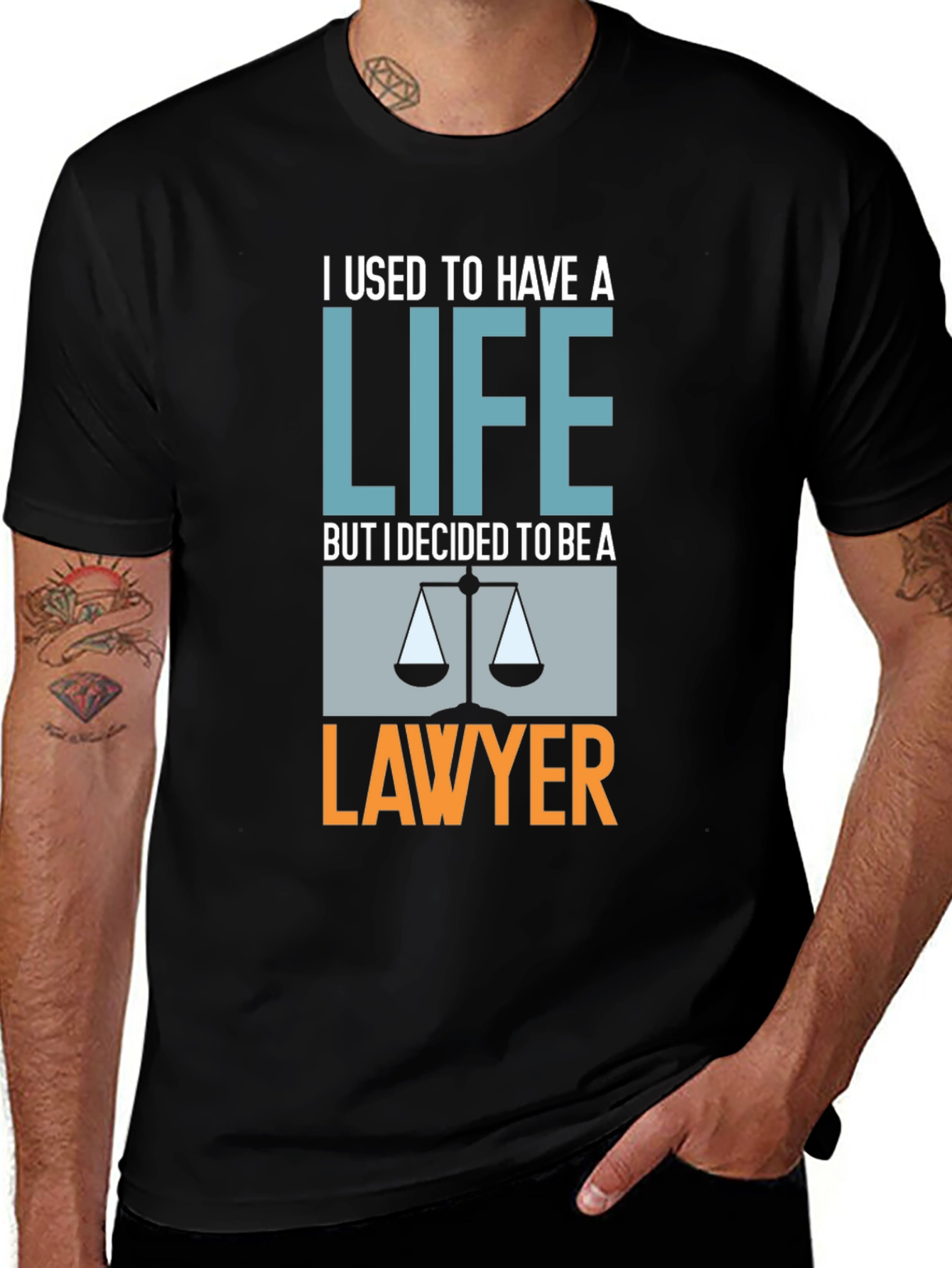 Variant 2 of Lawyer Life Funny Novelty T-Shirt