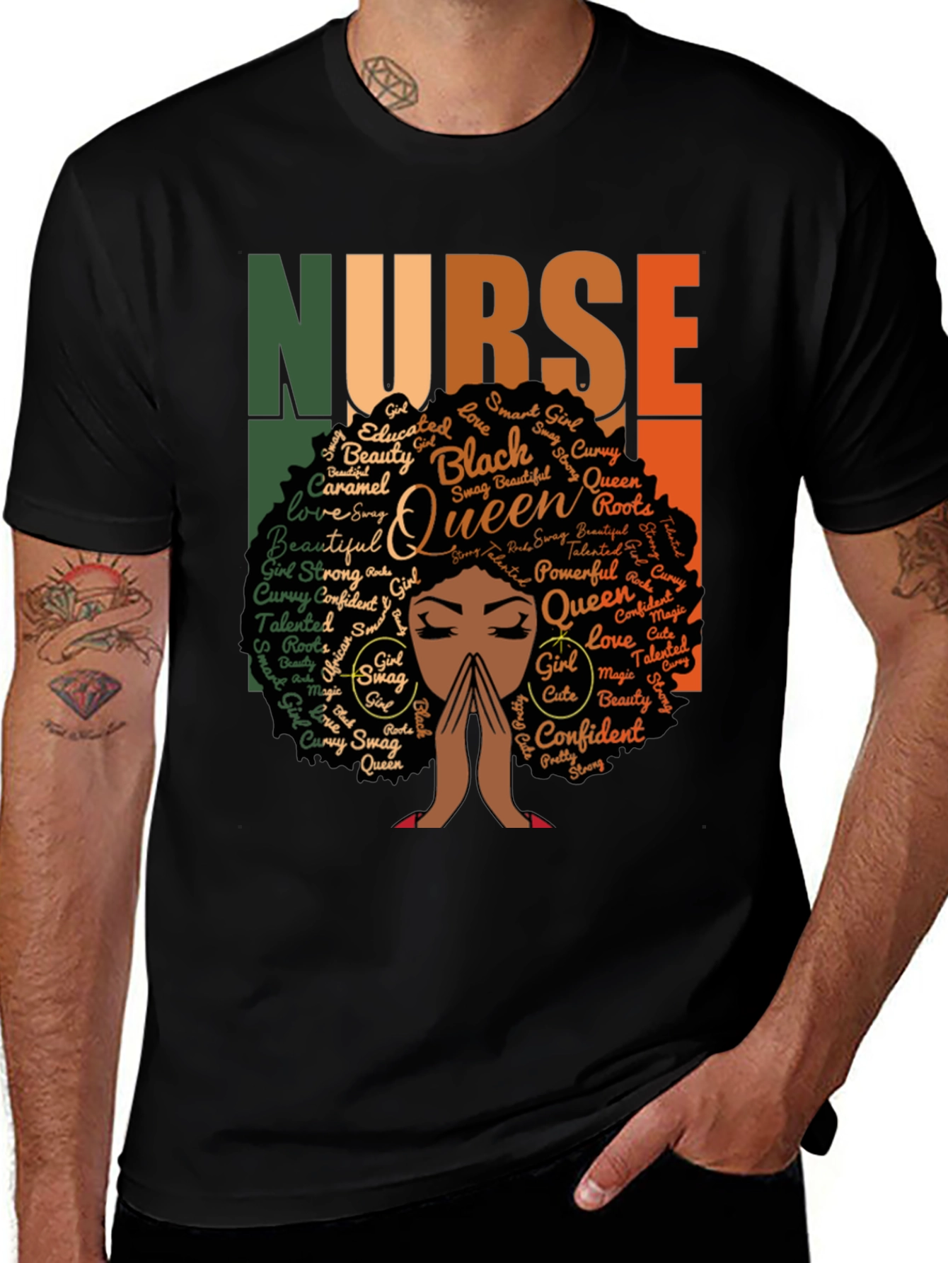 Black Queen Nurse T-Shirt
