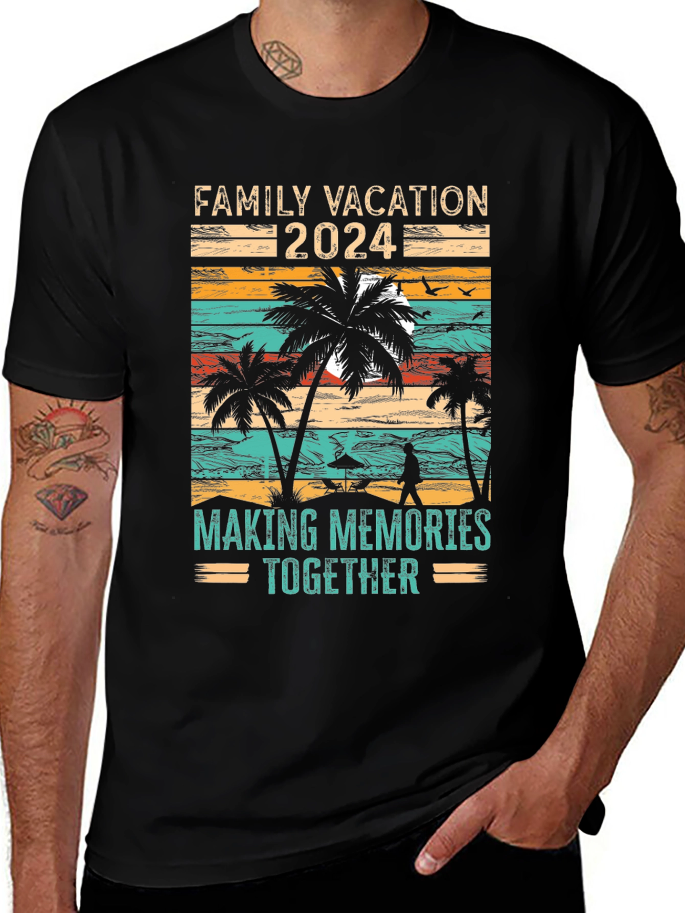 Variant 12 of Family Vacation 2024 T-Shirt - Making Memories Together