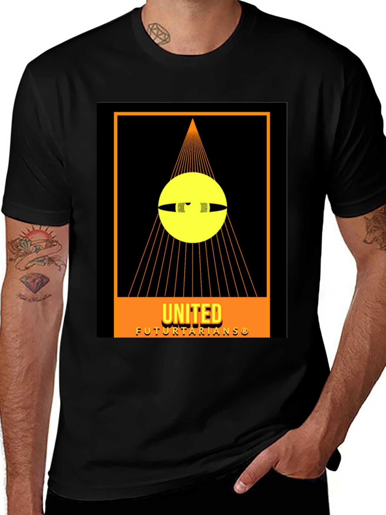 Variant 13 of United Futurtarians Graphic Tee - Black