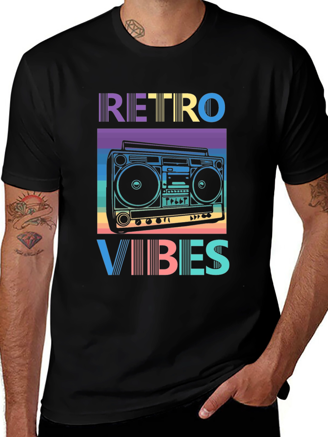 Variant 6 of Retro Vibes Graphic Tee
