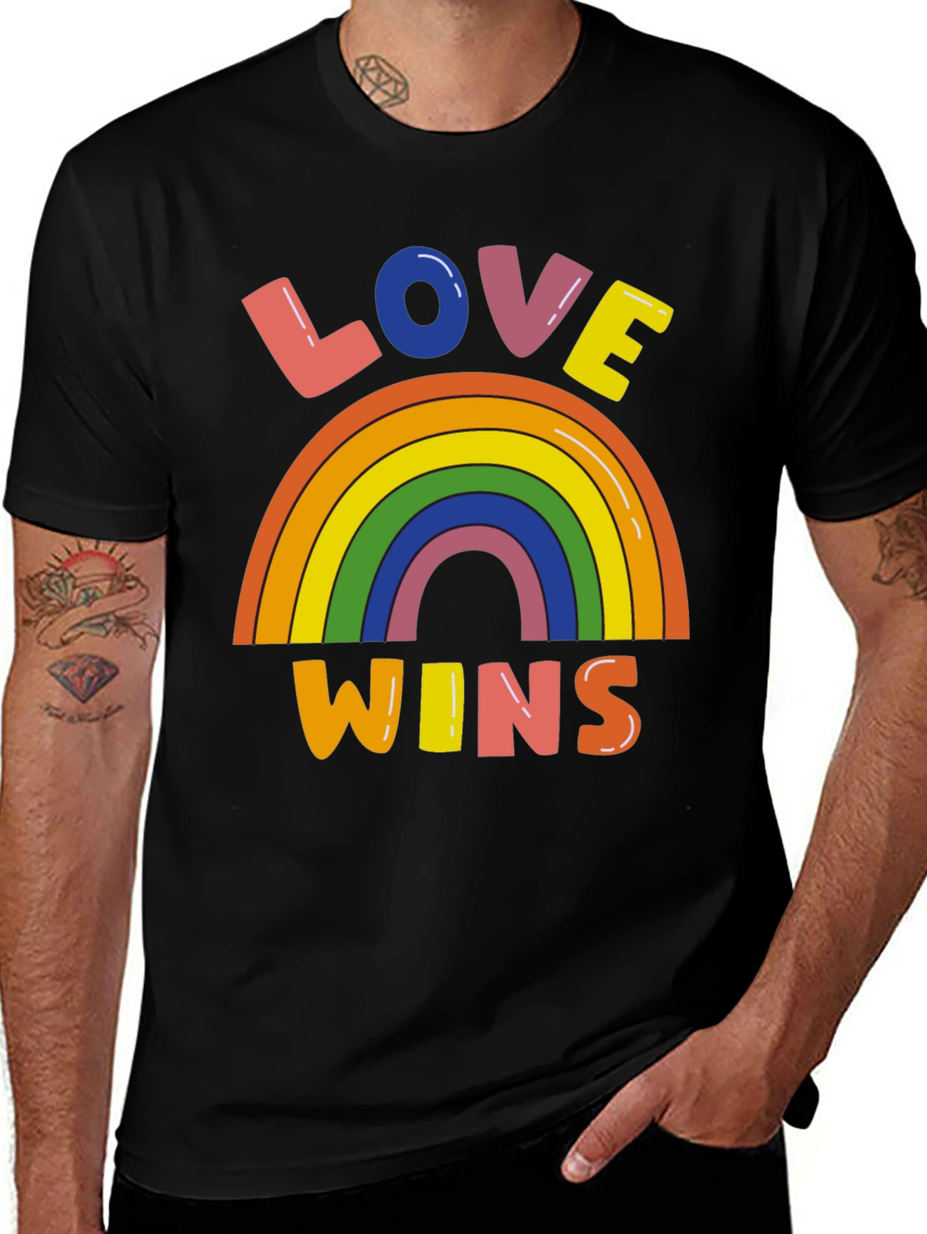 Love Wins Pride Rainbow T-Shirt
