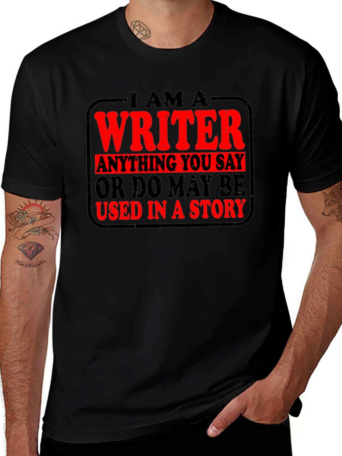 Variant 17 of I AM A Writer T-Shirt - Funny Novelist Tee