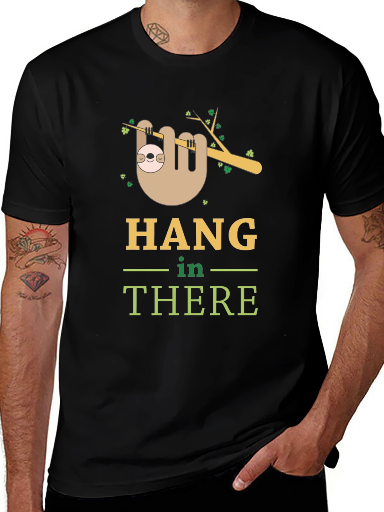 Hang In There Sloth Graphic Tee