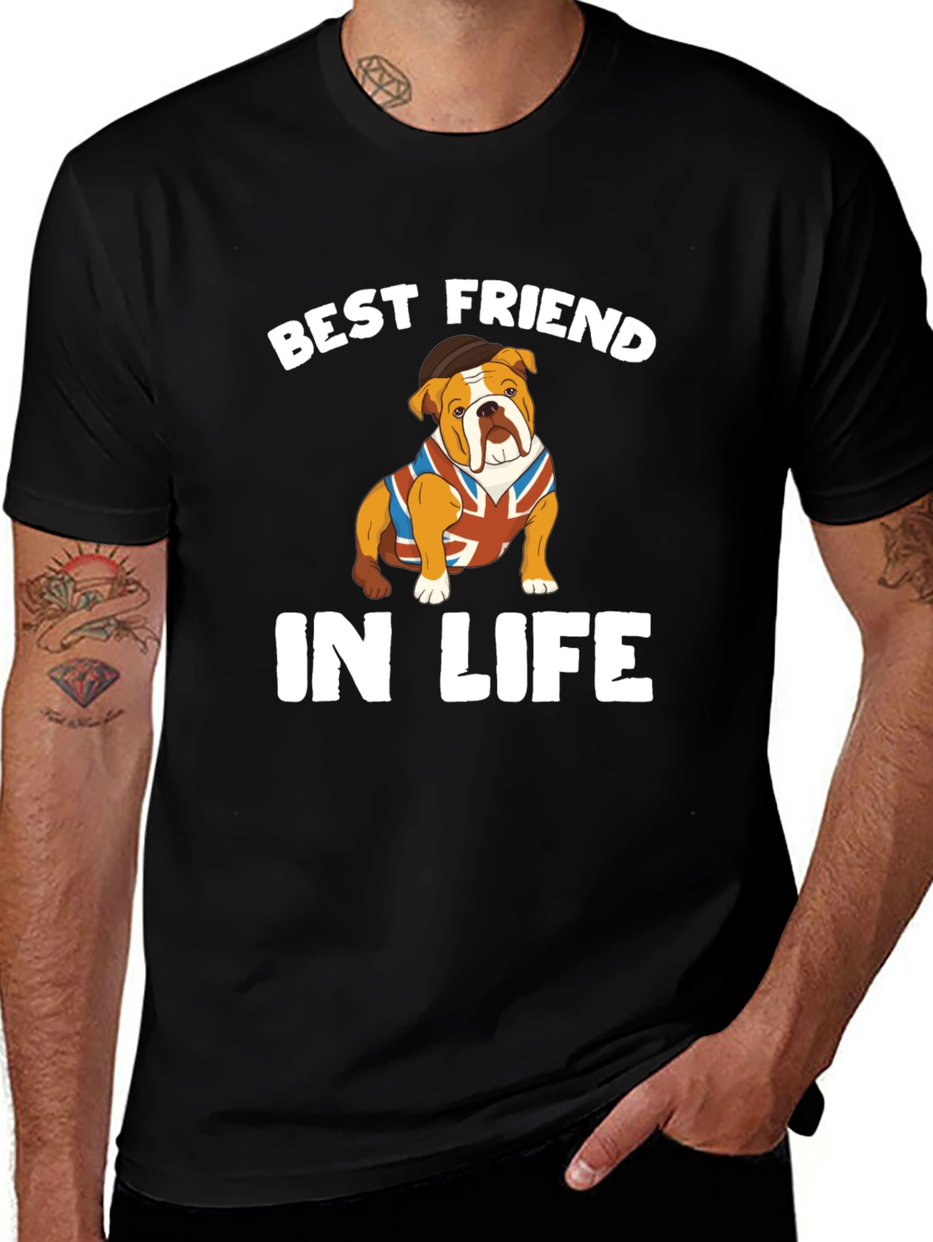 Variant 20 of Best Friend Bulldog T-Shirt
