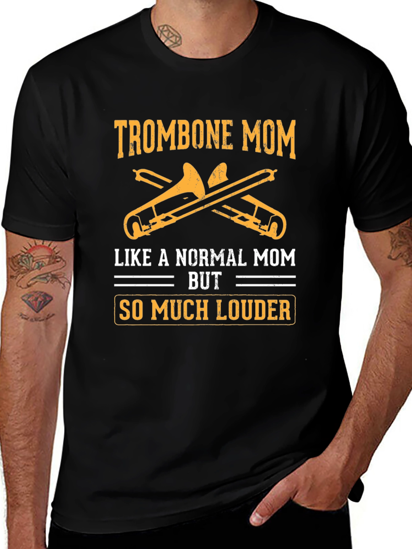 Trombone Mom T-Shirt - Loud & Proud!