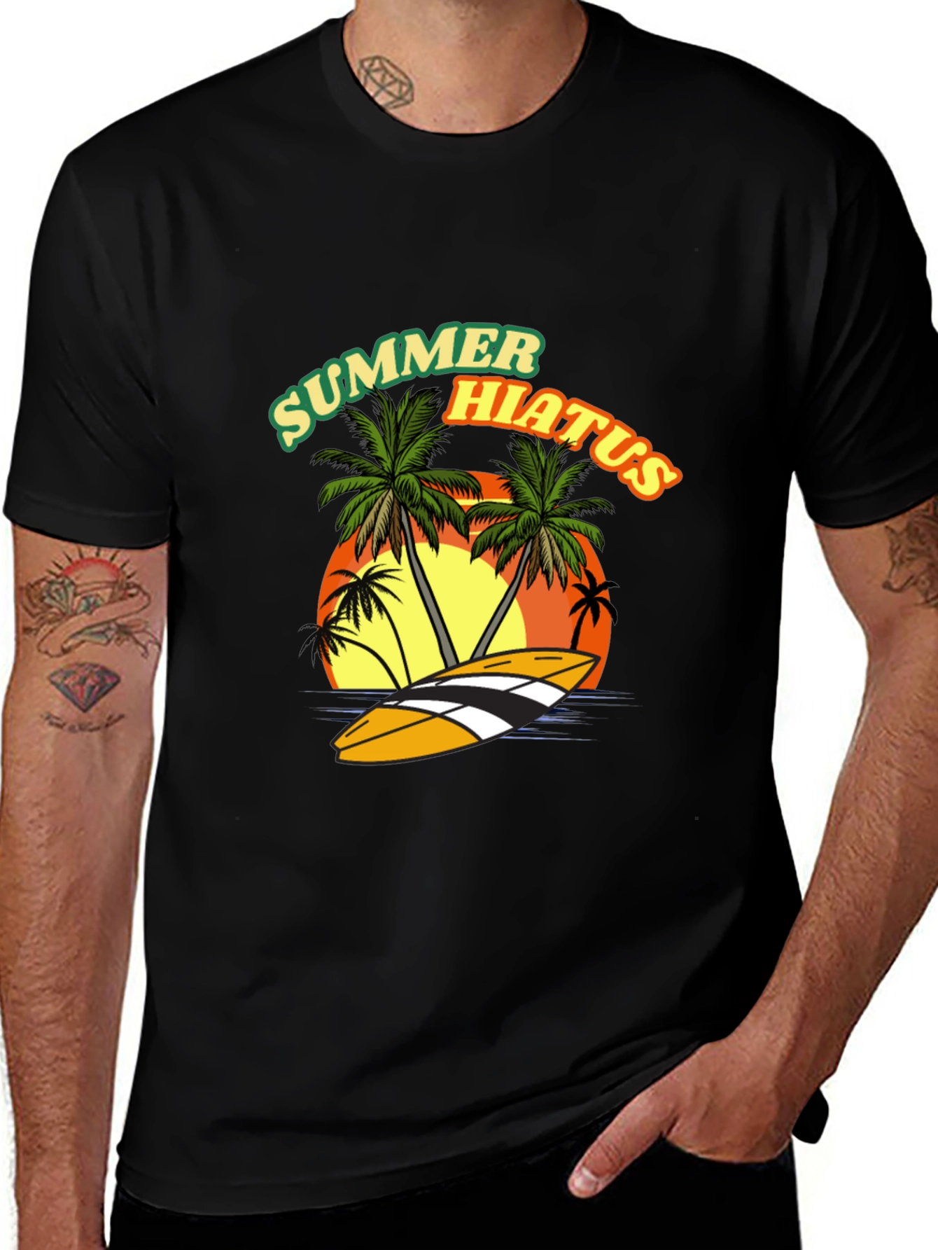 Variant 3 of Summer Hiatus Graphic Tee - Beach Vibes
