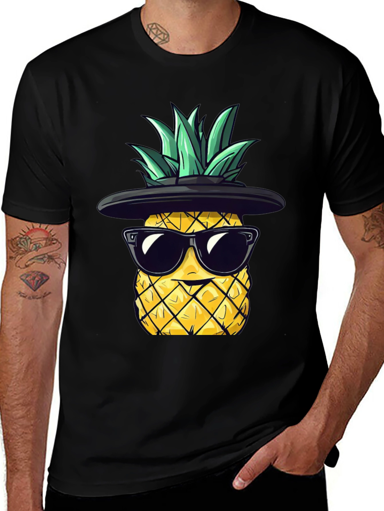Variant 24 of Cool Pineapple Graphic Tee