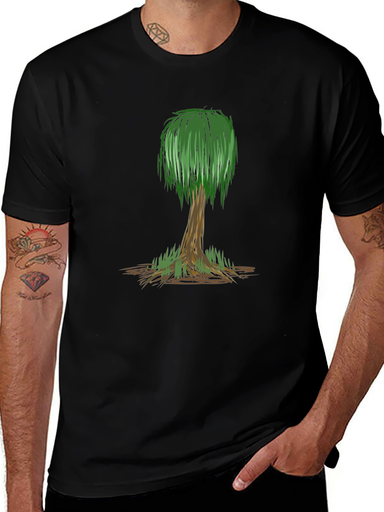 Variant 23 of Willow Tree Graphic Tee - Nature Lover's Style