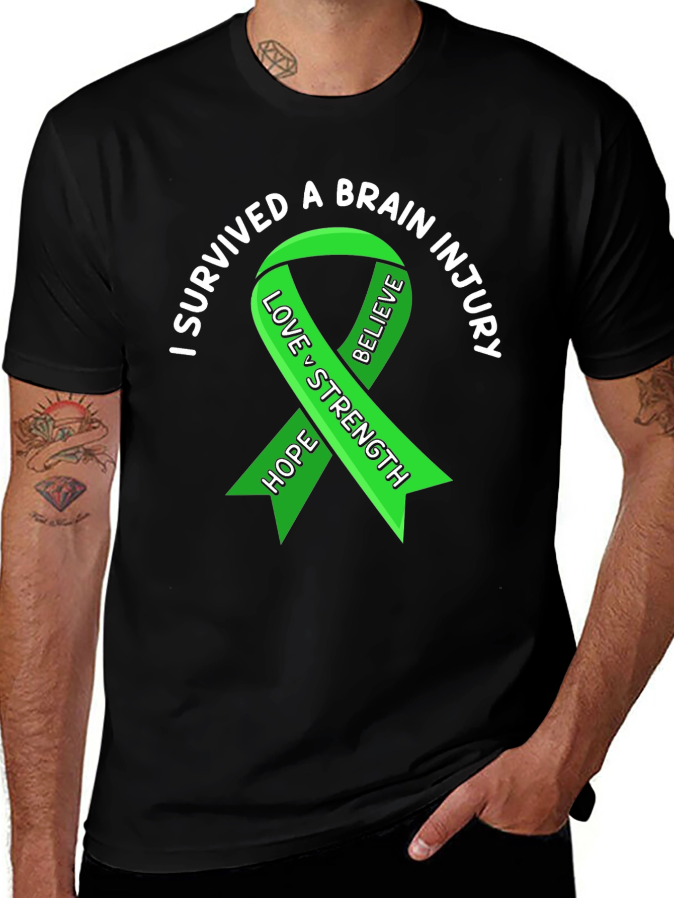 Variant 8 of Brain Injury Awareness T-Shirt