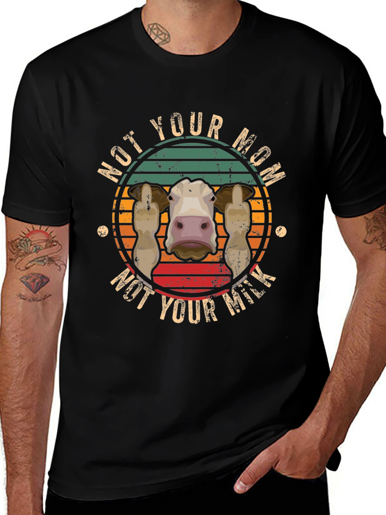 Variant 9 of Not Your Mom, Not Your Milk T-Shirt, Vegan Apparel