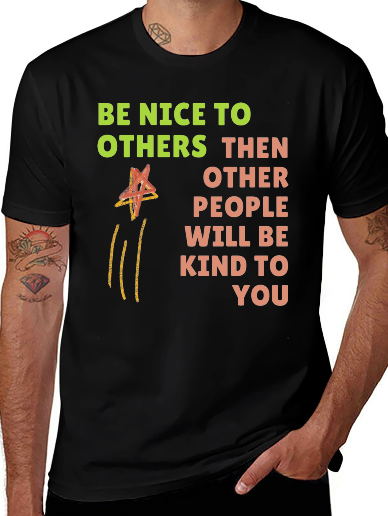 Variant 22 of Be Nice Graphic Tee Kindness T-Shirt
