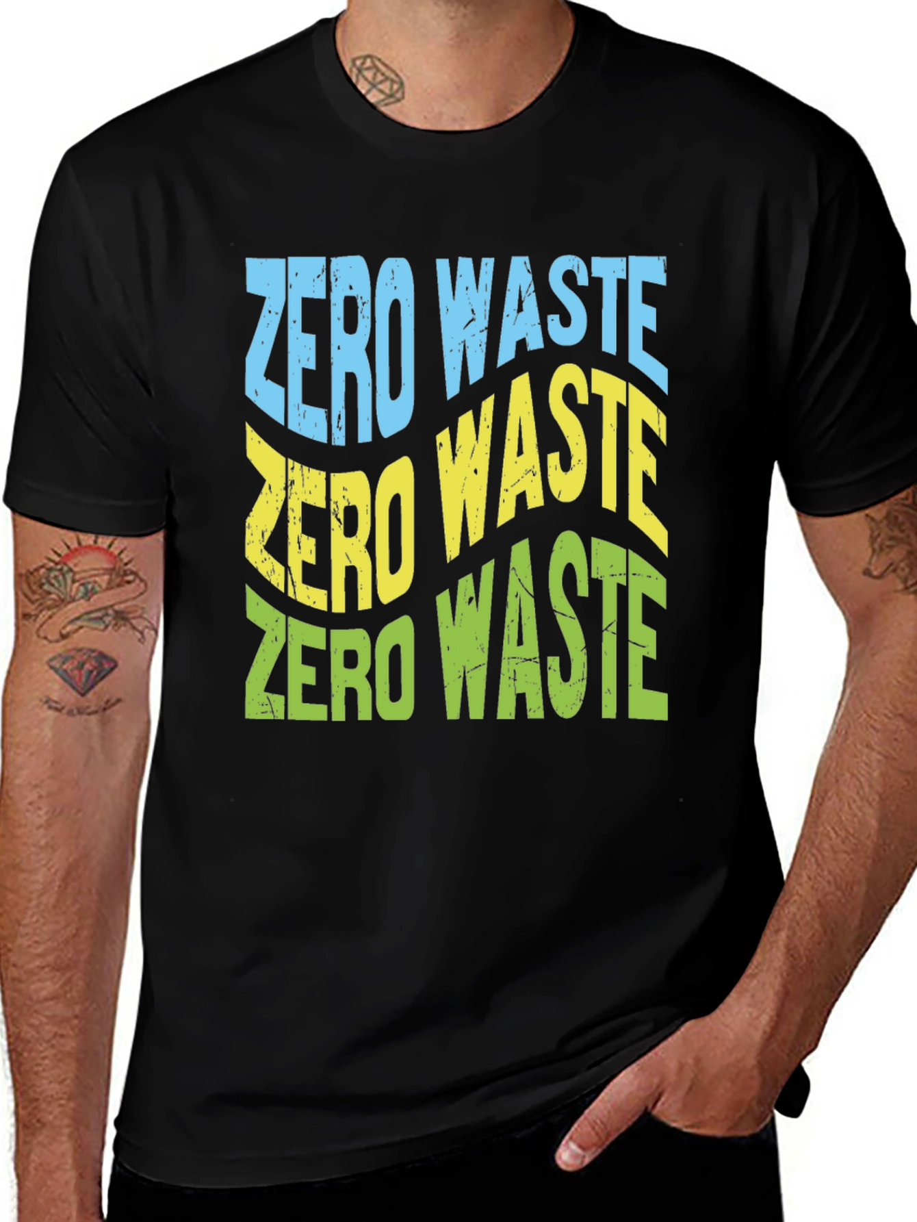 Zero Waste Graphic Tee - Eco Friendly Shirt