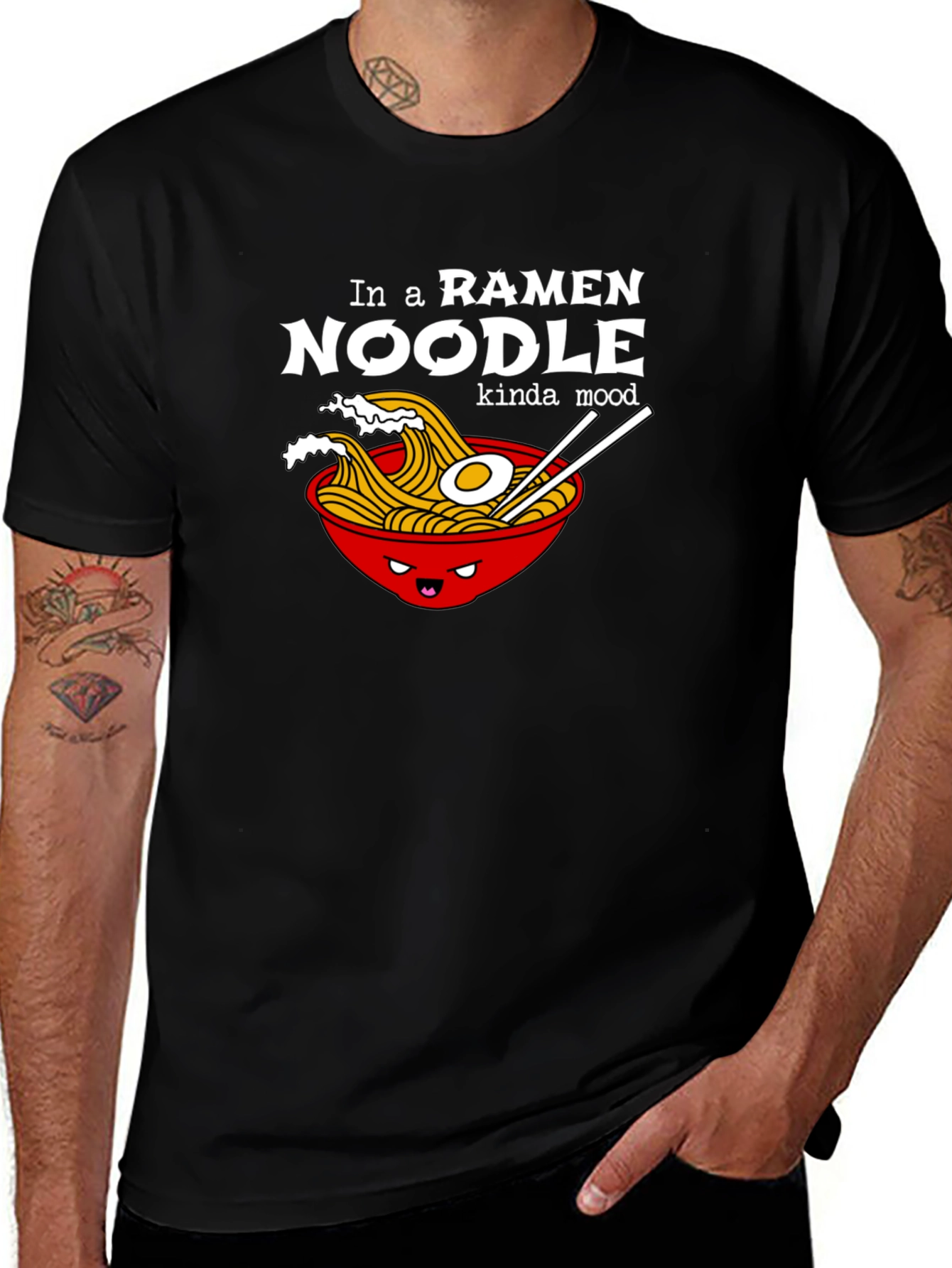 Variant 18 of Ramen Noodle Mood T-Shirt - Stylish Graphic Tee