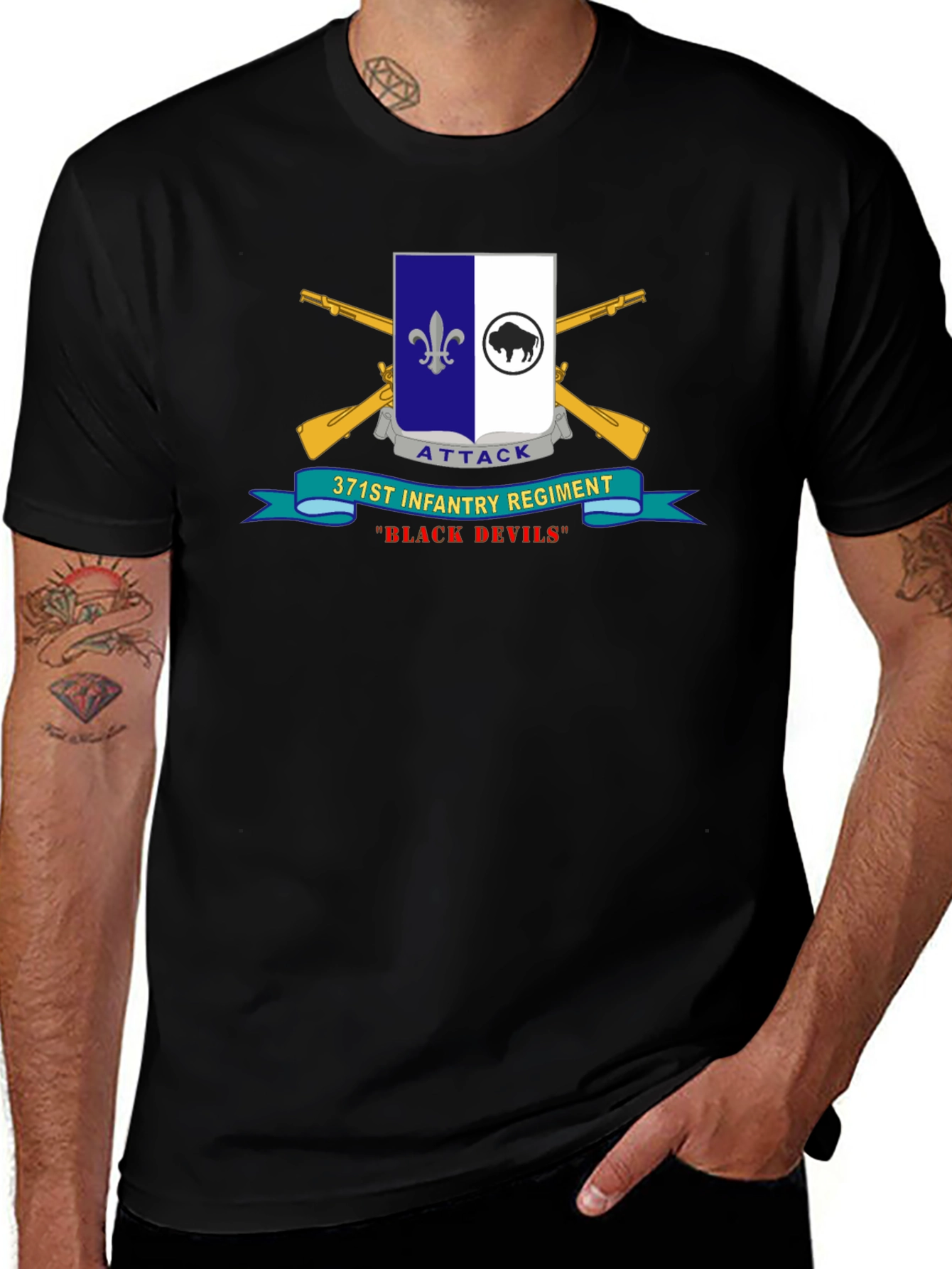 371st Infantry Regiment "Black Devils" T-Shirt