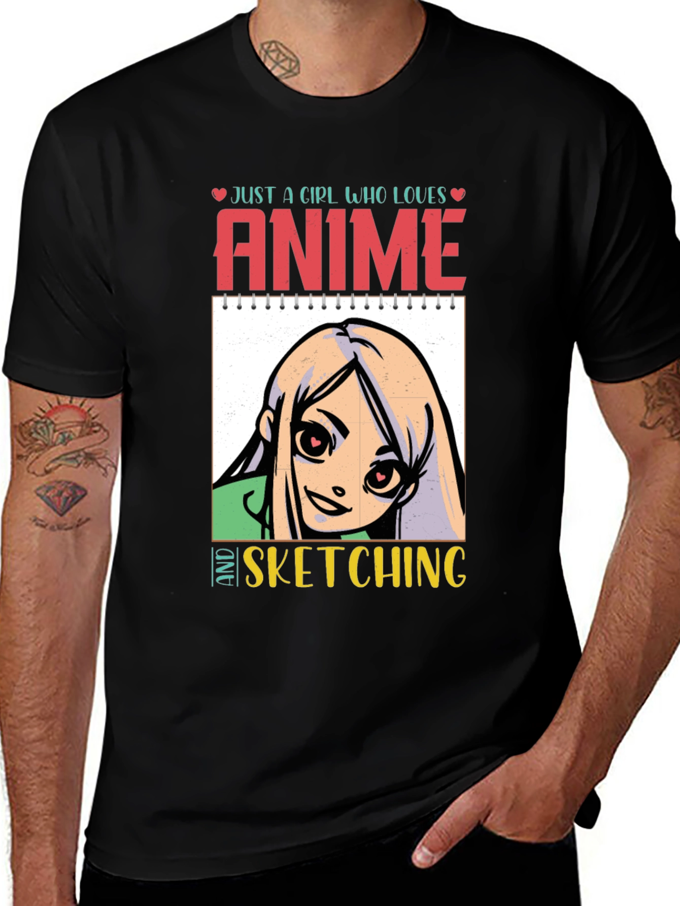 Variant 19 of Anime & Sketching T-Shirt