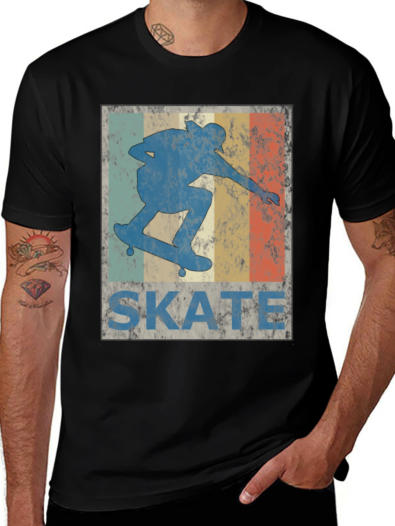 Variant 8 of Vintage Skateboarding Graphic T-Shirt