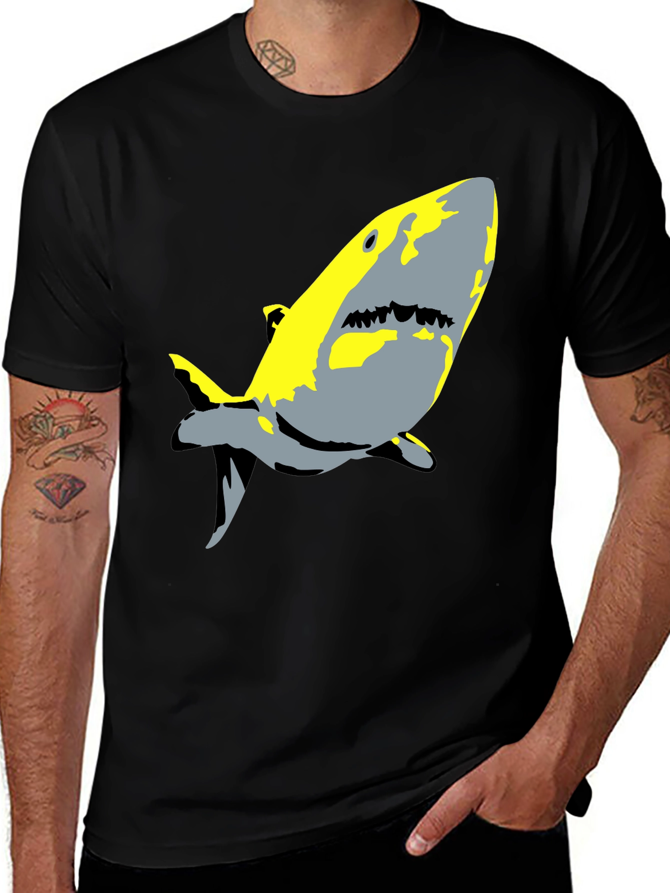 Variant 7 of Shark Graphic Tee - Modern Streetwear