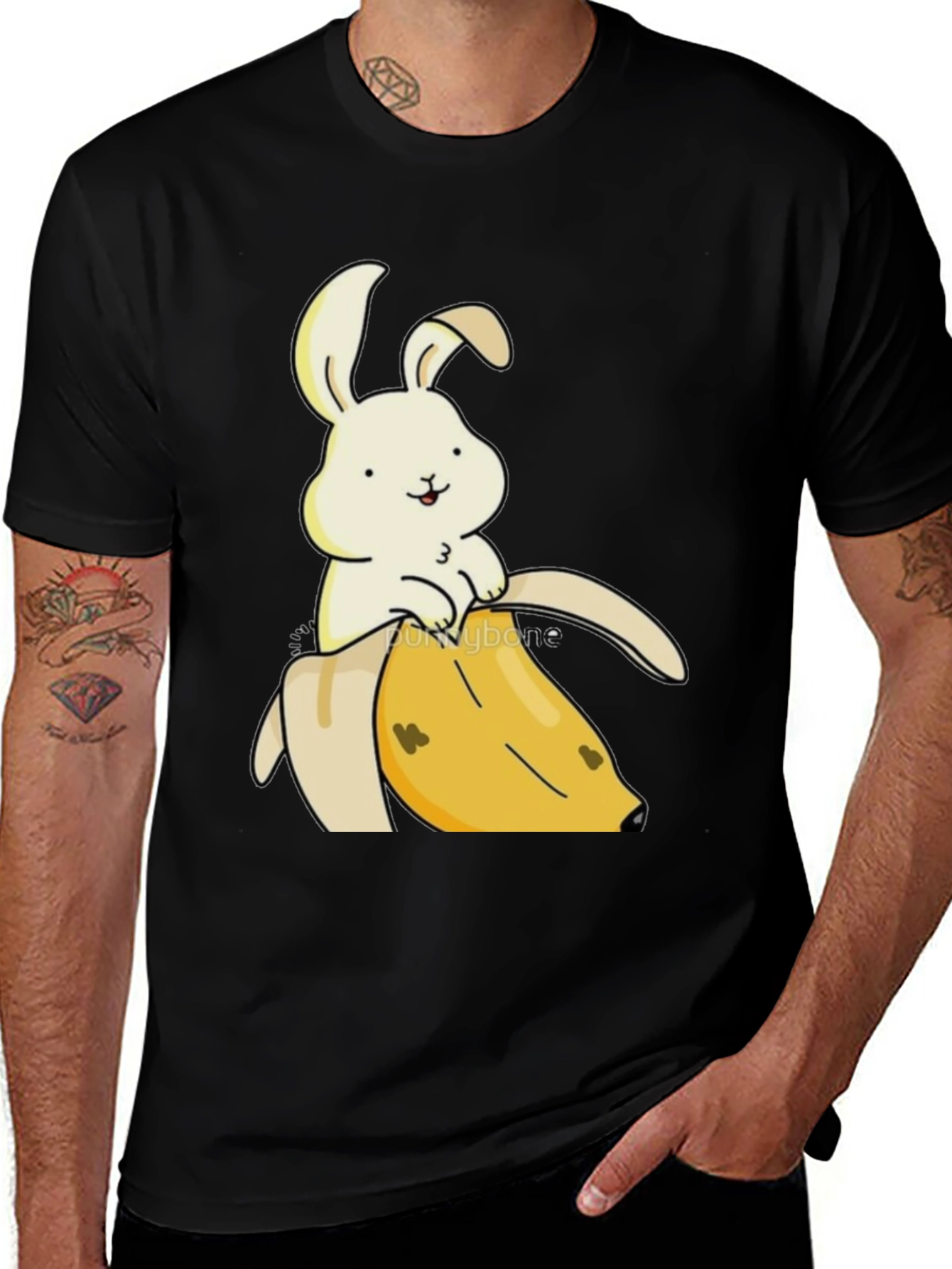 Variant 12 of Bunny Banana Graphic T-Shirt