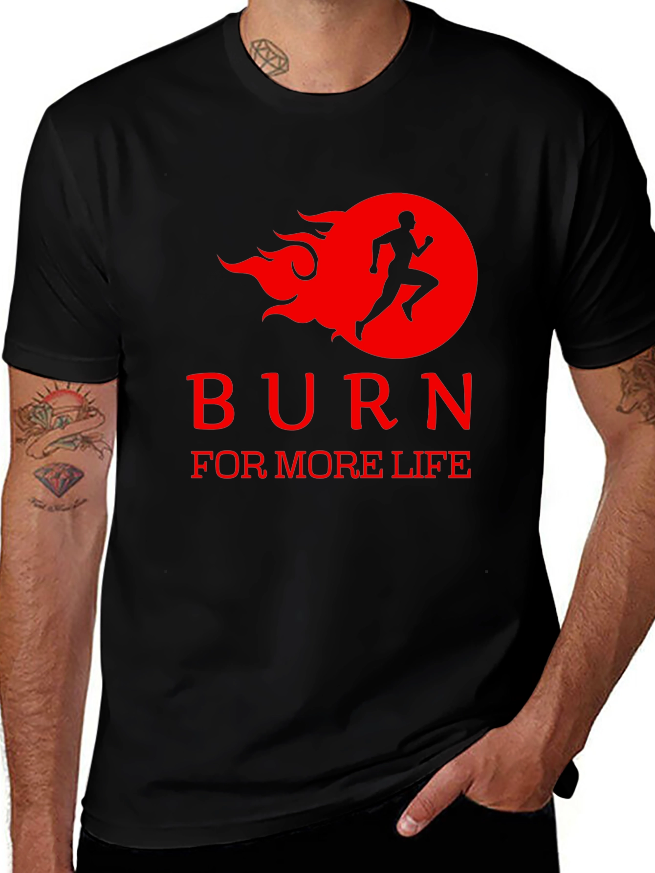 Burn For More Life Graphic Tee