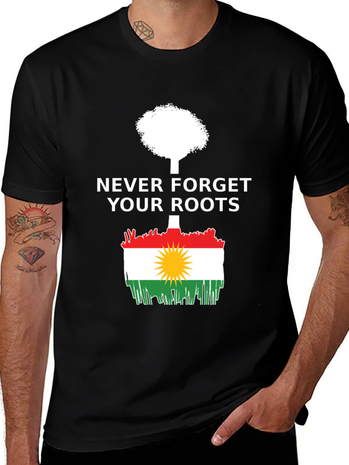 Never Forget Your Roots Kurdistan T-Shirt
