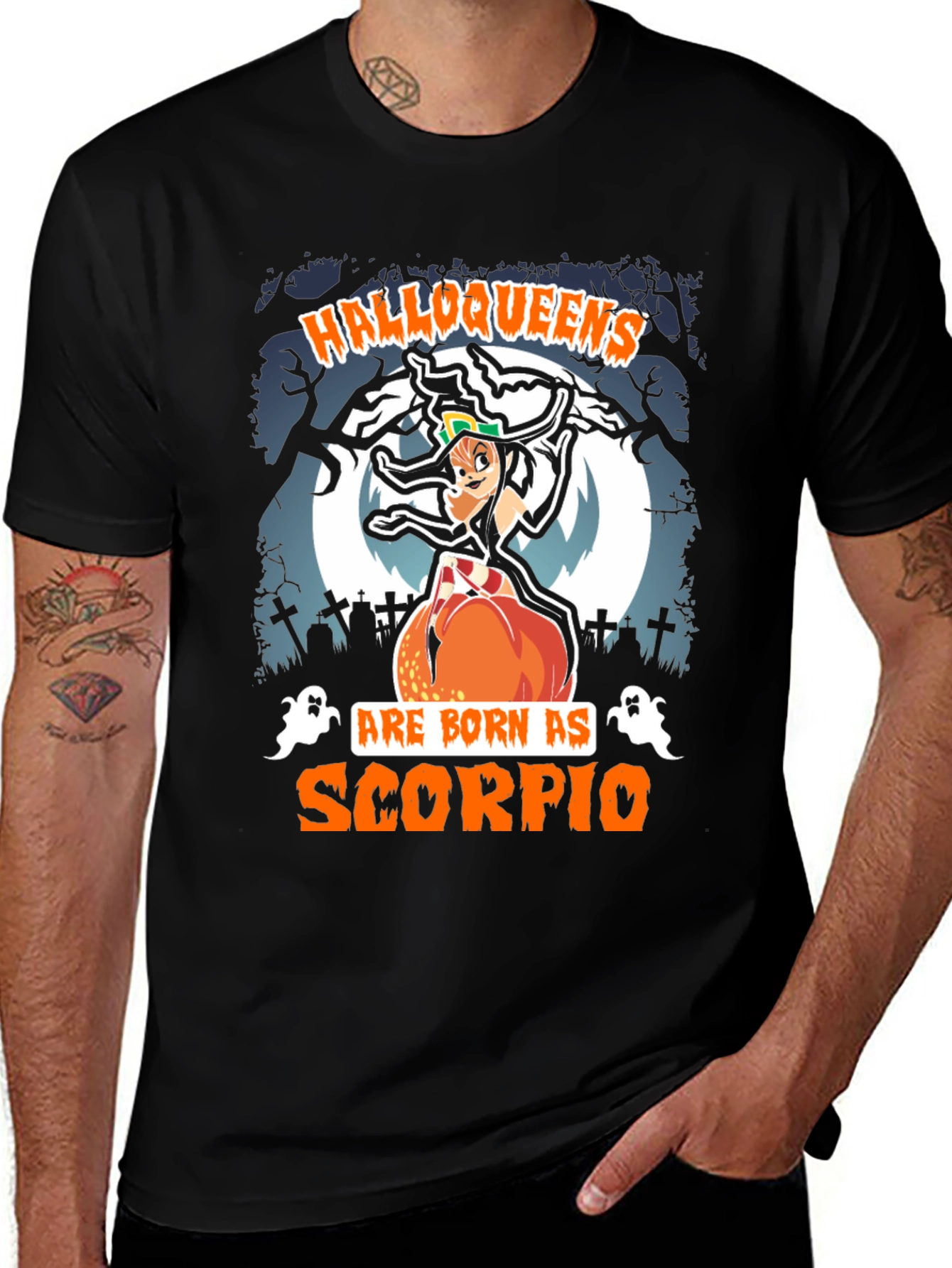 Halloqueens Scorpio T-Shirt Halloween Tee
