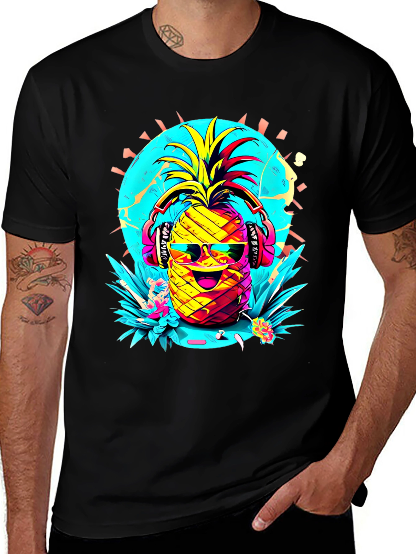 Variant 22 of Cool Pineapple Graphic Tee