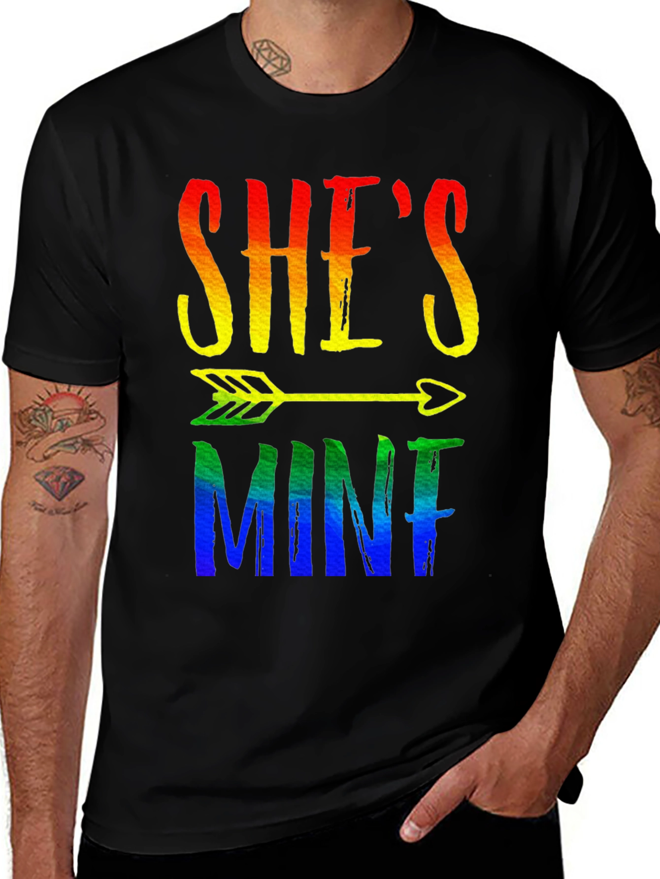Variant 27 of She's Mine LGBTQ Pride T-Shirt