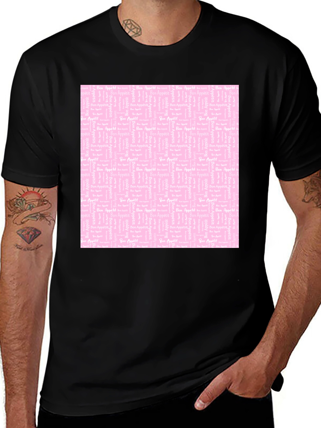 Variant 27 of Bon Appetit Patterned Tee